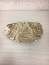 Load image into Gallery viewer, Marbled Red and White Clay Platter
