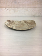 Load image into Gallery viewer, Marbled Red and White Clay Platter
